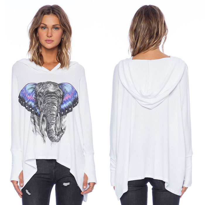 shirt with elephant print